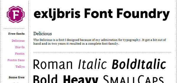 แนะนำ Font สวยๆ จาก Exljbris กันบ้างดีกว่า