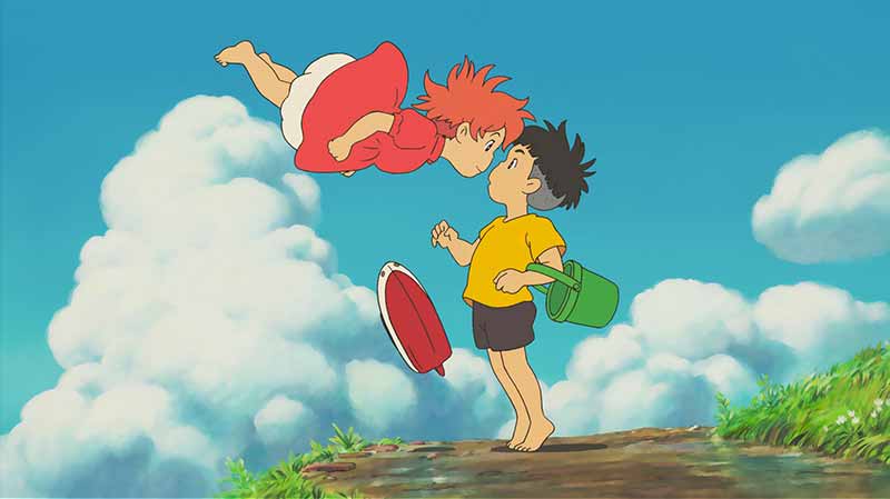 Ponyo on the Cliff by the Sea Ponyo on the Cliff by the Sea