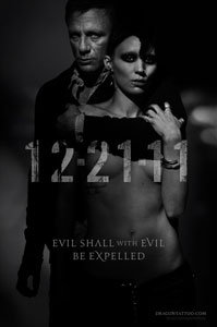 โปสเตอร์แบบที่ 3 ของ The Girl with the Dragon Tattoo พยัคฆ์สาวรอยสักมังกร