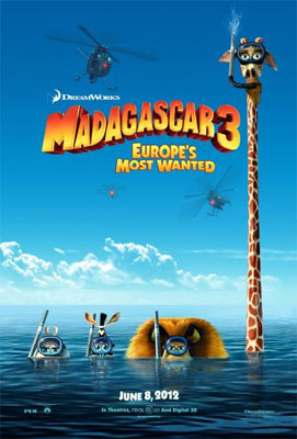 โปสเตอร์ Madagascar 3: Europe's Most Wanted