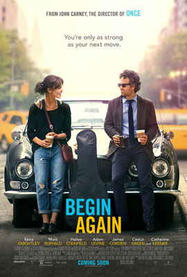 Begin Again - Poster เวอร์ชั่นอังกฤษ