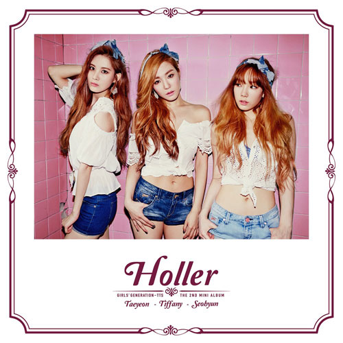 ปกอัลบั้ม Holler ของ Girls' Generation-TTS