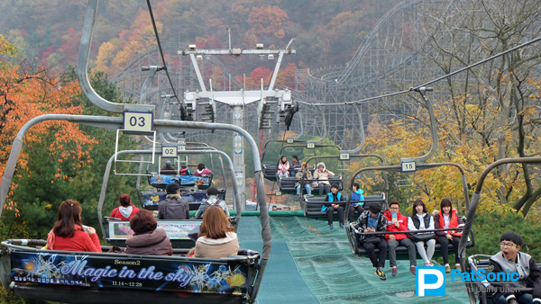 Sky Way สวนสนุกเอเวอร์แลนด์ เกาหลีใต้