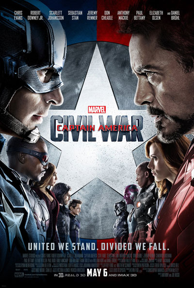 โปสเตอร์หนัง ภาพจากหนัง Captain America Civil War กัปตันอเมริกา 3 ศึกฮีโร่ระห่ำโลก