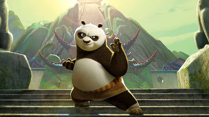 ภาพจากหนังแอนิเมชัน Kung Fu Panda