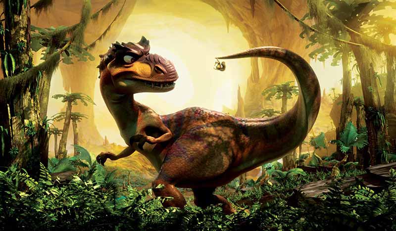 ภาพจากหนังแอนิเมชัน Ice Age 3: Dawn of the Dinosaurs