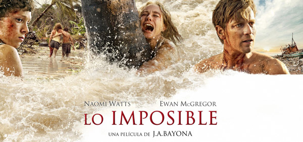 โปสเตอร์แบบหนึ่งของหนัง Lo Imposible