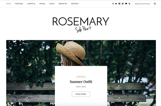 Rosemary Magazine WordPress Theme