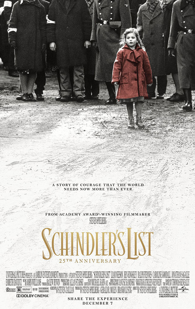 โปสเตอร์หนัง Schindler's List ชะตากรรมที่โลกไม่ลืม