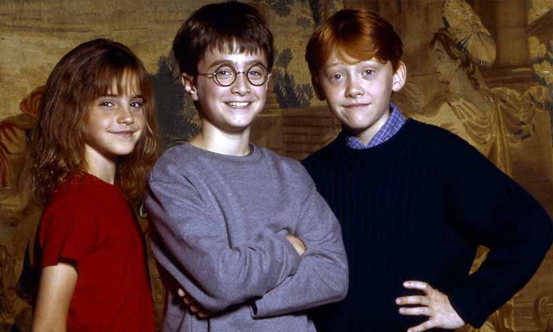 Emma Watson, Daniel Radcliffe และ Rupert Grint สามนักแสดงนำของ Harry Potter