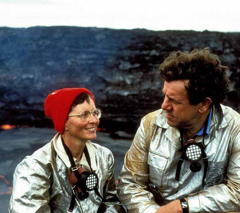 คาเทีย คราฟท์ กับ มอริซ คราฟ คู่รักนักภูเขาไฟวิทยา ในหนัง ทัณฑ์รักจากลาวา