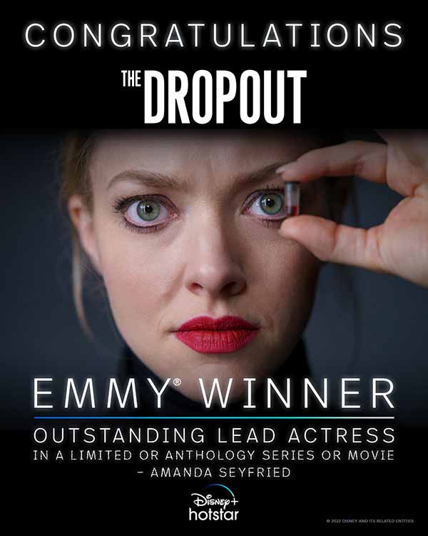 The Dropout คว้า 1 รางวัล Emmy Awards ปีนี้