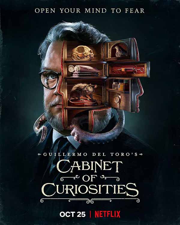 โปสเตอร์ของซีรีส์ Guillermo del Toro's Cabinet of Curiosities ทางเน็ตฟลิกซ์