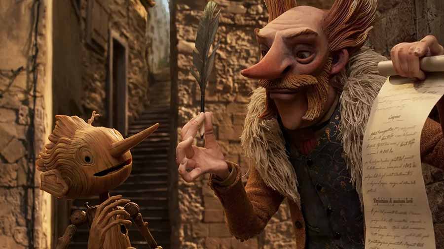 ภาพจากแอนเมิชันเรื่อง Guillermo del Toro’s Pinocchio