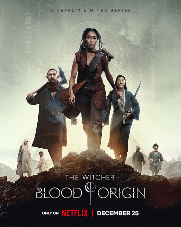 โปสเตอร์ซีรีส์ The Witcher: Blood Origin ทาง Netflix
