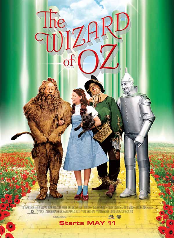 โปสเตอร์หนัง The Wizard of Oz เวอร์ชันปี 1939