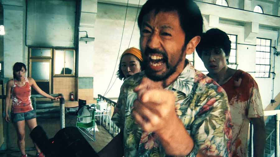 ภาพจากหนังญี่ปุ่นแนวซอมบี้เรื่อง One Cut of the Dead