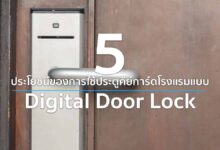 5 ประโยชน์ของการใช้ประตูคีย์การ์ดโรงแรมแบบ Digital Door Lock