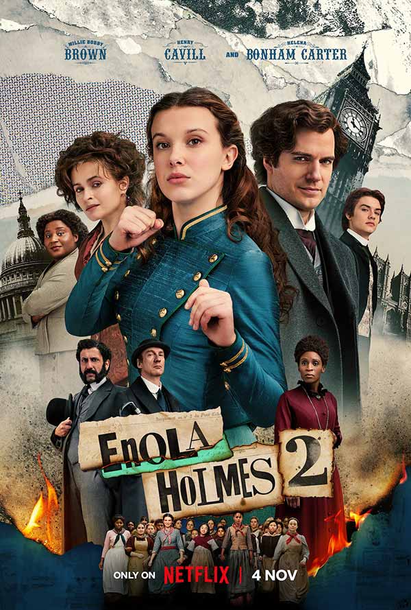 โปสเตอร์หนัง Enola Holmes 2 จาก Netflix